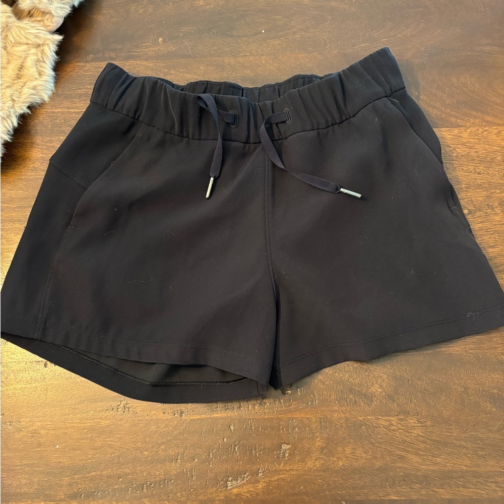Lululemon Women's Black Drawstring Shorts